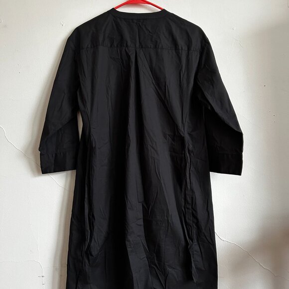 Isaac Mizrahi New York Cotton Poplin Side Tie Shirt Dress (Medium) - Picture 7 of 7